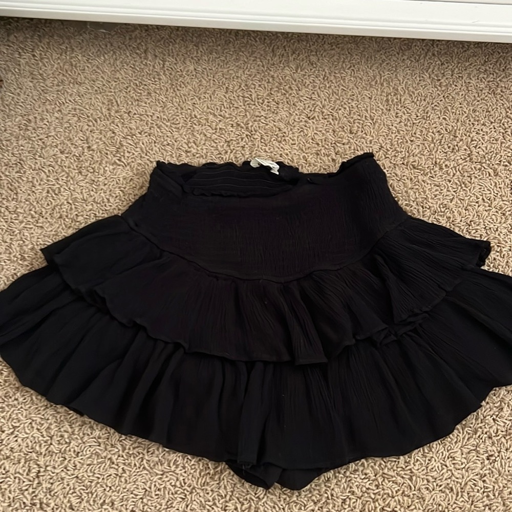 NWOT Rock and rags black skirt skort